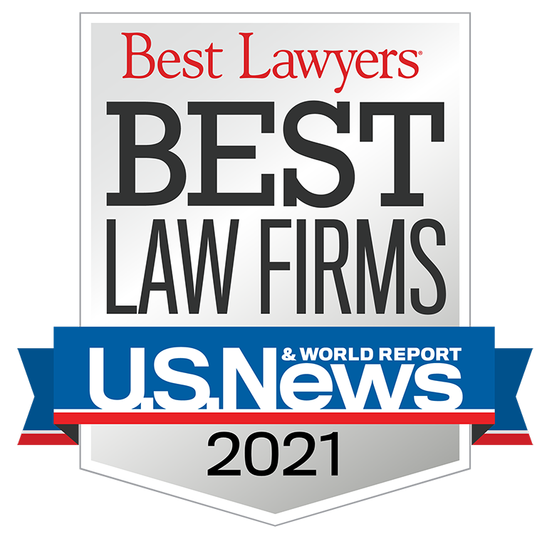 Best Lawyers Best Law Firms 2021 Award Logo