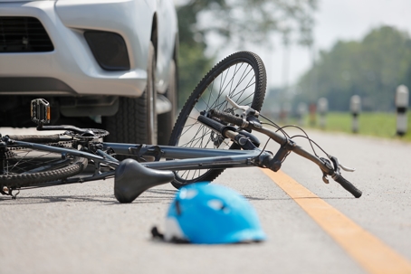 Biking Accident with a Car or Truck
