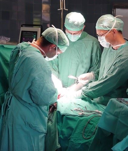 Surgeons Performing an Operation