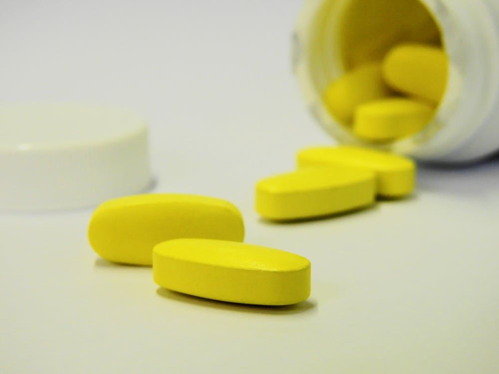 Yellow Colored Pills